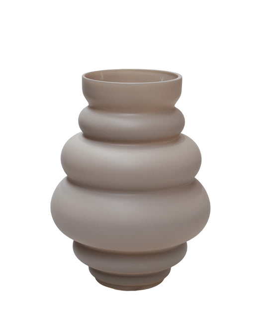 Vase The World - Vaas Maputo S Ø18 cm matte ivory