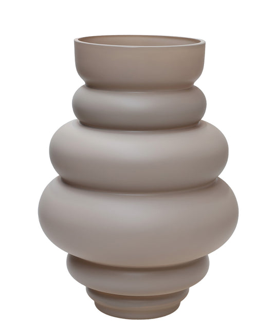 Vase The World - Vaas Maputo M Ø22 cm matte ivory