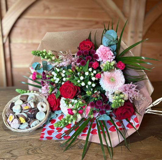 Valentijnsboeket gemengd