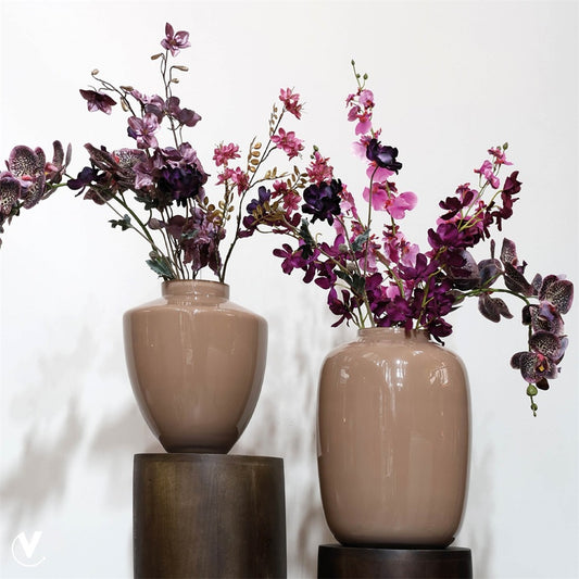 Vase The World - Vaas Artic M Sand Ø25