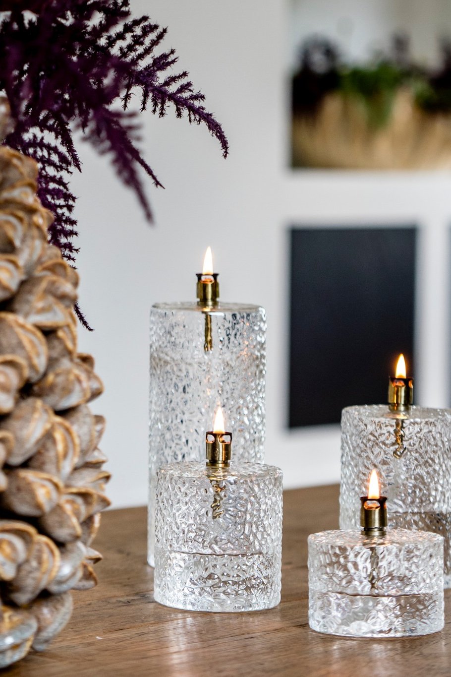 Peri Living - Cylinder Hammered Brass S