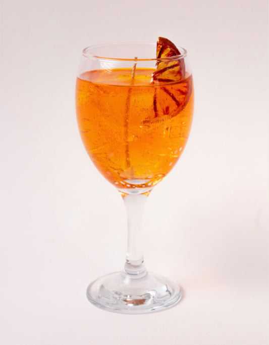 Aperol Spritz Cocktail kaars