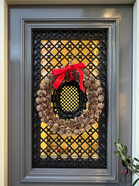 Krans Gouden dennenappels