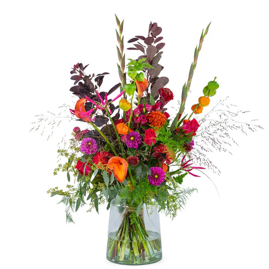 Rouwboeket Kleurrijk Eerbetoon