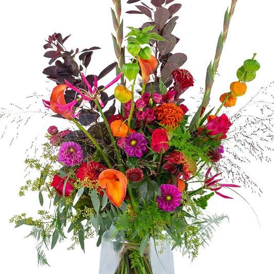 Rouwboeket Kleurrijk Eerbetoon